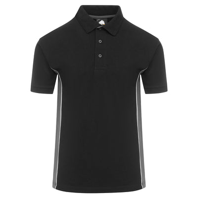 Orn Silverswift Two Tone Poloshirt Black/Graphite