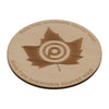 Branded Wooden Coaster (100mm Diameter: 3mm Thick)
