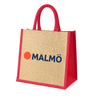 Malmo Accented Medium Jute Bag