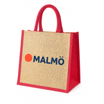 Malmo Accented Medium Jute Bag