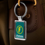 Hampton Rectangle Keyring