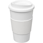 Branded Americano® 350 ml insulated tumbler with grip