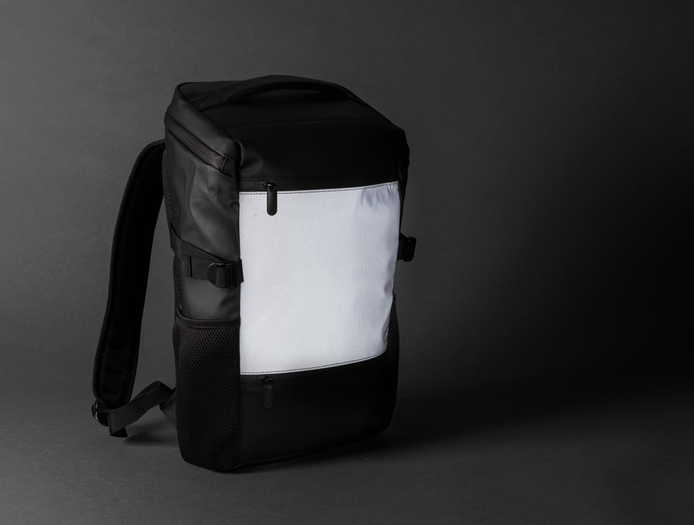Branded PU high visibility easy access 15.6" laptop backpack