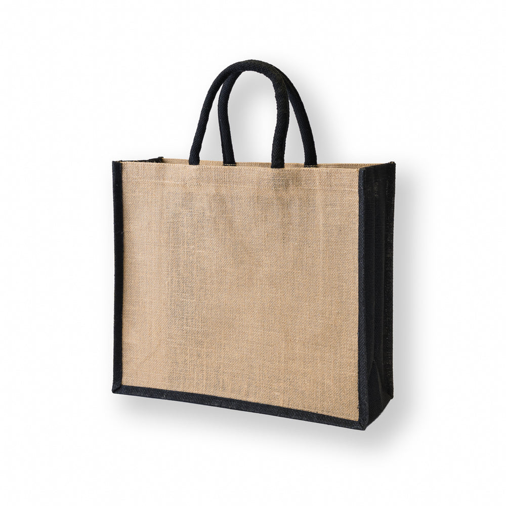 Aura Accented Jute Bag