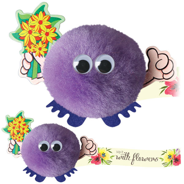 Trade Themed Logobug Handholders Bunch Of Flowers Handholder