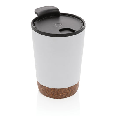 Branded GRS RPP stainless steel cork coffee tumbler