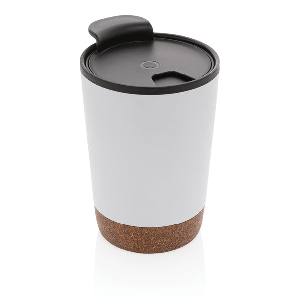 Branded GRS RPP stainless steel cork coffee tumbler