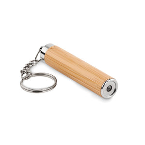 Mini bamboo torch with keyring