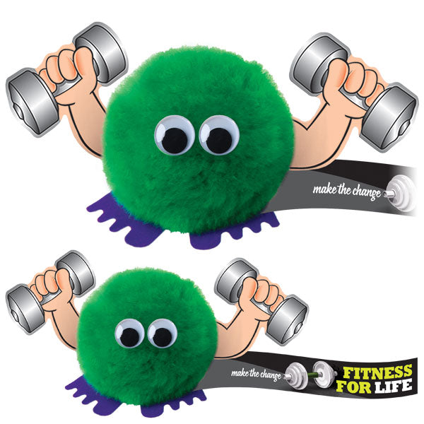 Sport Themed Logobug Handholders Keep Fit Handholder