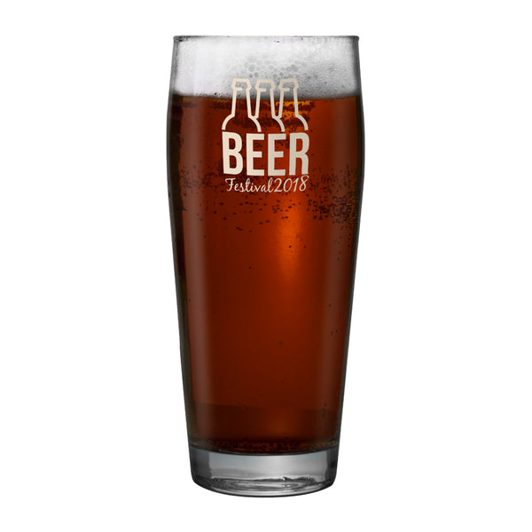Branded Willi Becher Pint Glass