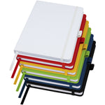 Branded Honua A5 recycled paper notebook with recycled PET cover