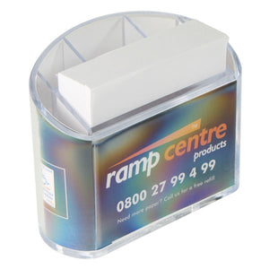 Vision Pen Pot with Plain Note Paper. Good Branding Area