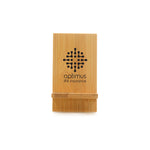 Branded Dylan Bamboo Phone Stand