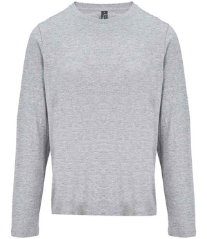 SOL'S Ladies Monarch Long Sleeve T-Shirt Grey Marl