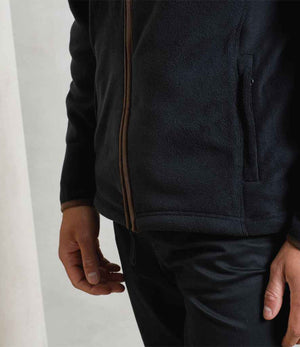 Premier Artisan Fleece Jacket Black/Brown
