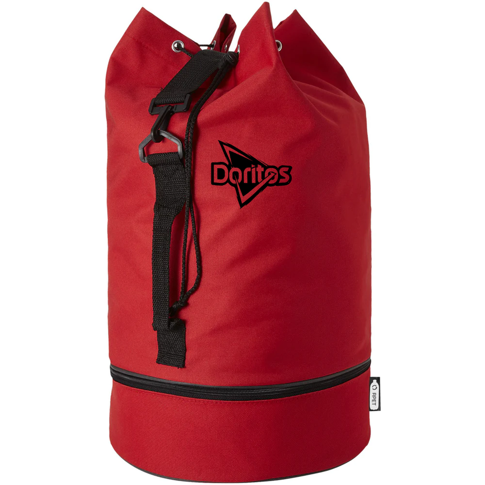 Branded Idaho RPET sailor duffel bag 35L