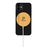 Branded 10W bamboo magnetic wireless charger