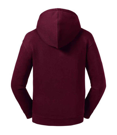 Russell Kids Authentic Zip Hooded Sweatshirt Burgundy