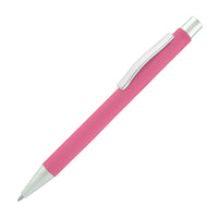 Travis Soft Feel Ball Pen with Chrome Trim