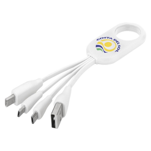 Troup 4-in-1 charging cable with type-C tip