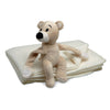 Branded Fleece blanket with bear