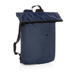 Dillon AWARE™ RPET lightweight foldable backpack Navy