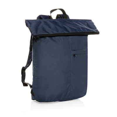 Dillon AWARE™ RPET lightweight foldable backpack Navy