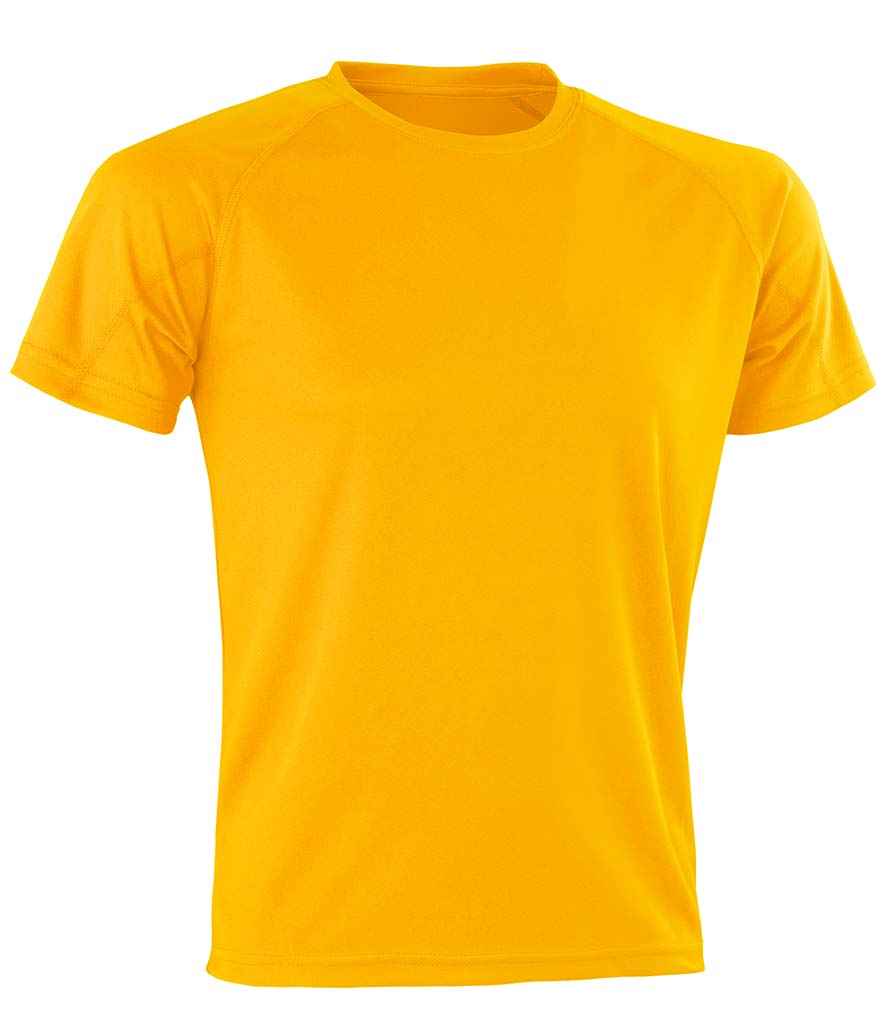 Spiro Impact Performance Aircool T-Shirt Gold