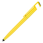 Branded PHONE-UP ball pen with phone cleaner/stylus