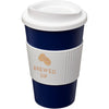 Branded Americano® 350 ml insulated tumbler with grip