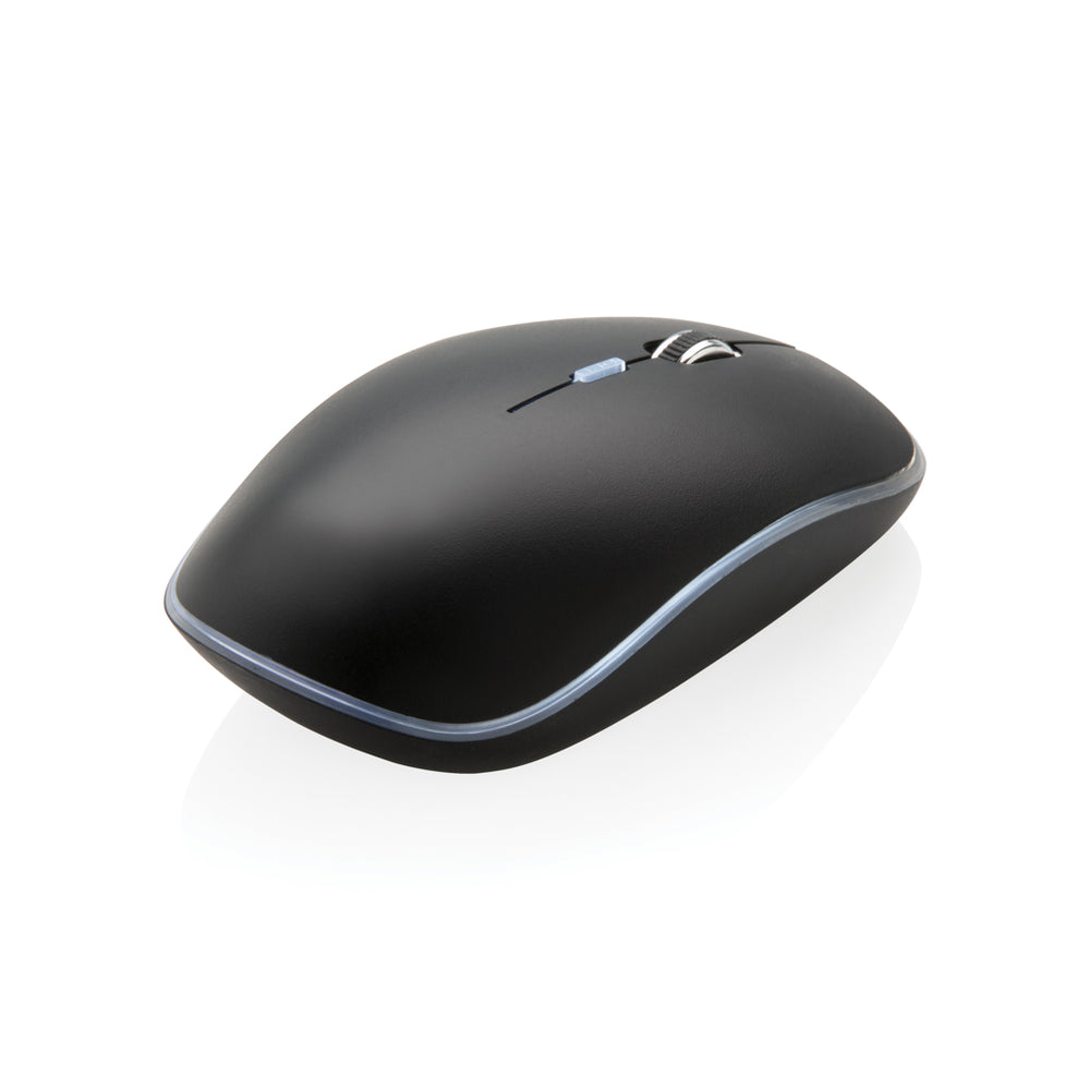 Branded Light up logo wireless mouse