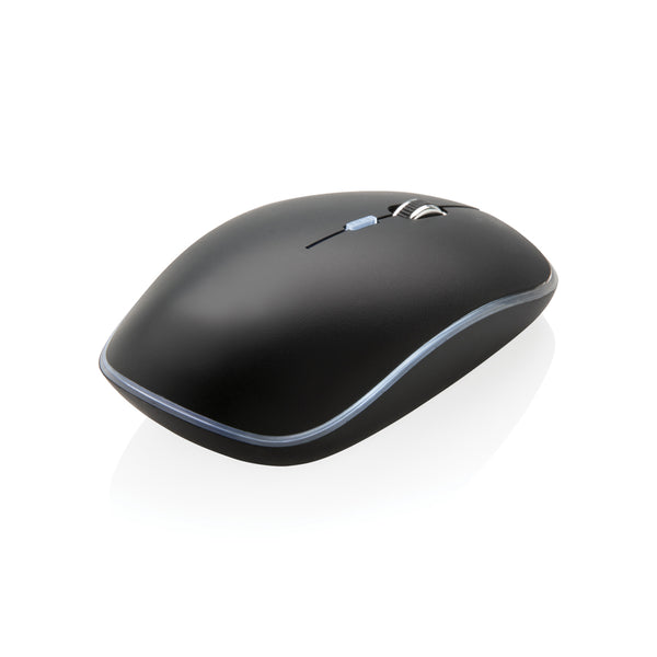 Branded Light up logo wireless mouse