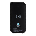 Branded RCS recycled plastic Solar powerbank with 10W Wireless