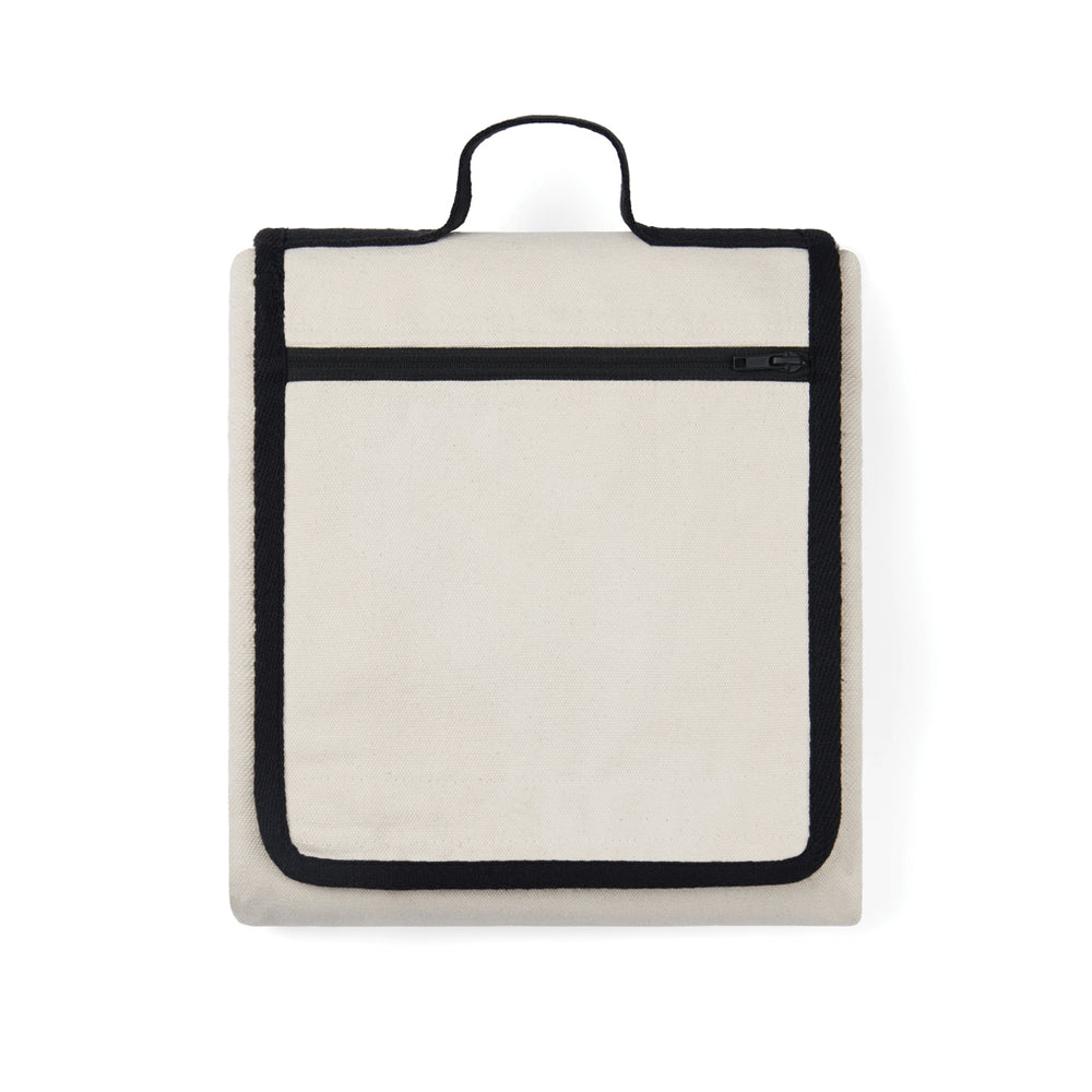 Branded VINGA Volonne AWARE™ recycled canvas picnic blanket