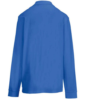 SOL'S Unisex Pacific Long Sleeve Piqué Polo Shirt Royal Blue