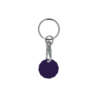 Recycled Trolley Coin Keyring