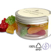 100ml Clear Pot with Vegan Fizzy Mix