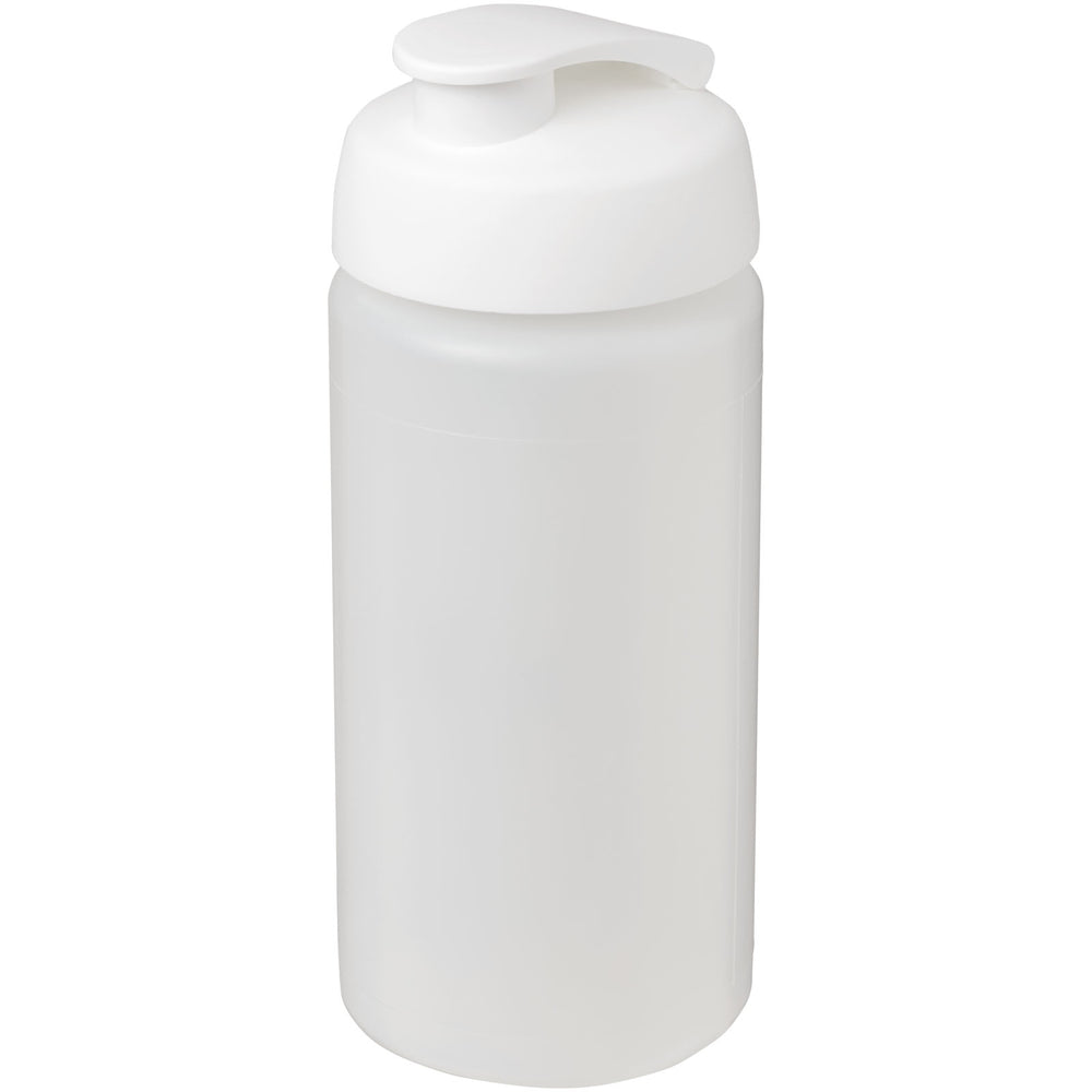 Branded Baseline® Plus grip 500 ml flip lid sport bottle