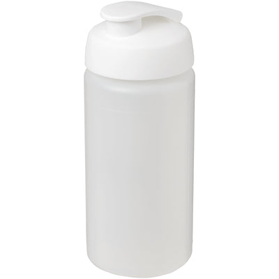 Branded Baseline® Plus grip 500 ml flip lid sport bottle