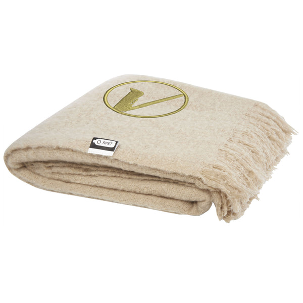 Branded Ivy GRS certified RPET mohair blanket