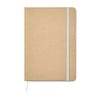 A5 recycled notebook 80 lined with elastic strap