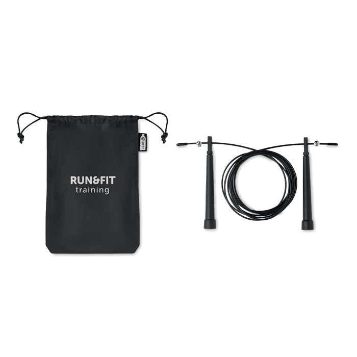 Branded Speed jumping rope RPET pouch