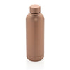 RCS Recycled stainless steel Impact vacuum bottle Brown