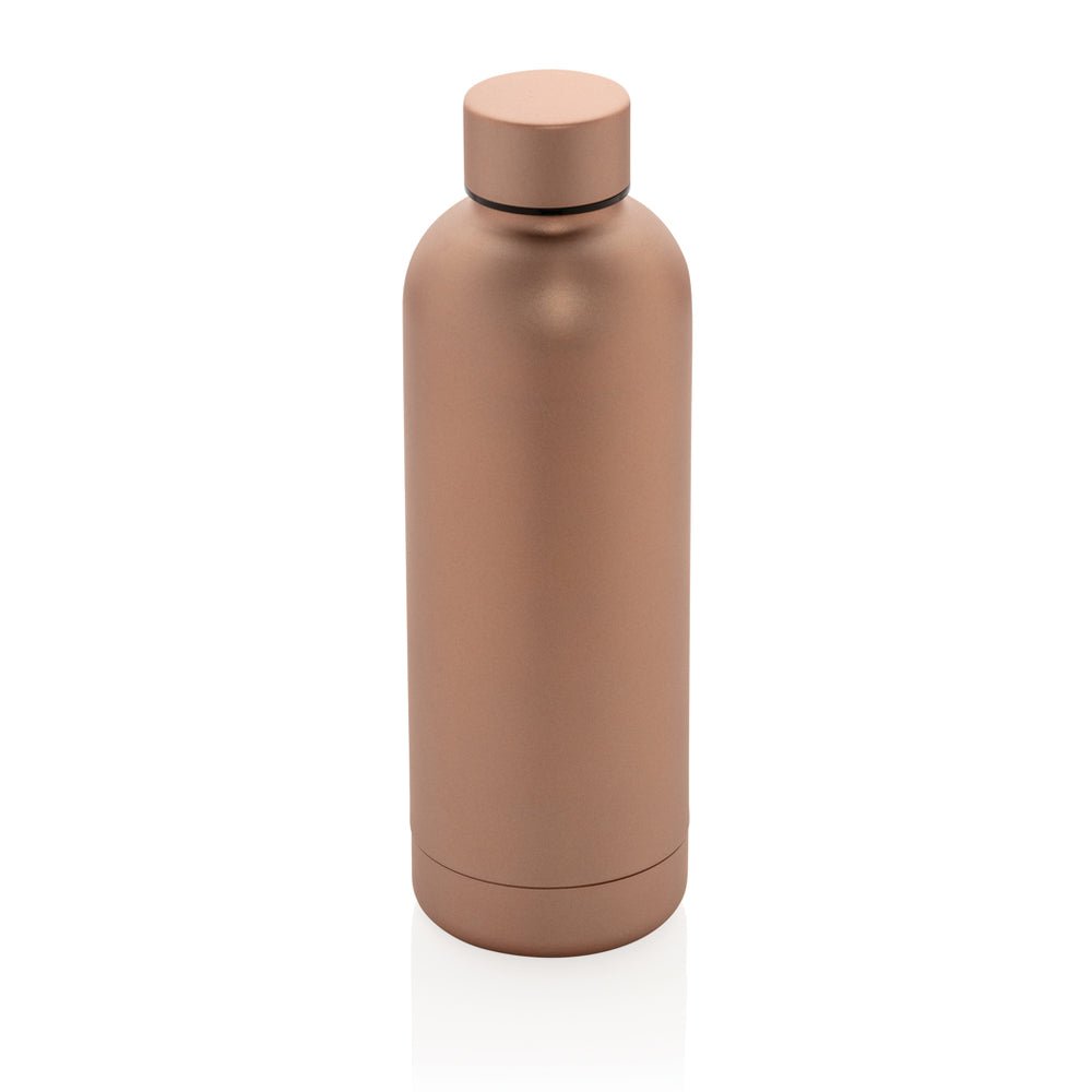 RCS Recycled stainless steel Impact vacuum bottle Brown
