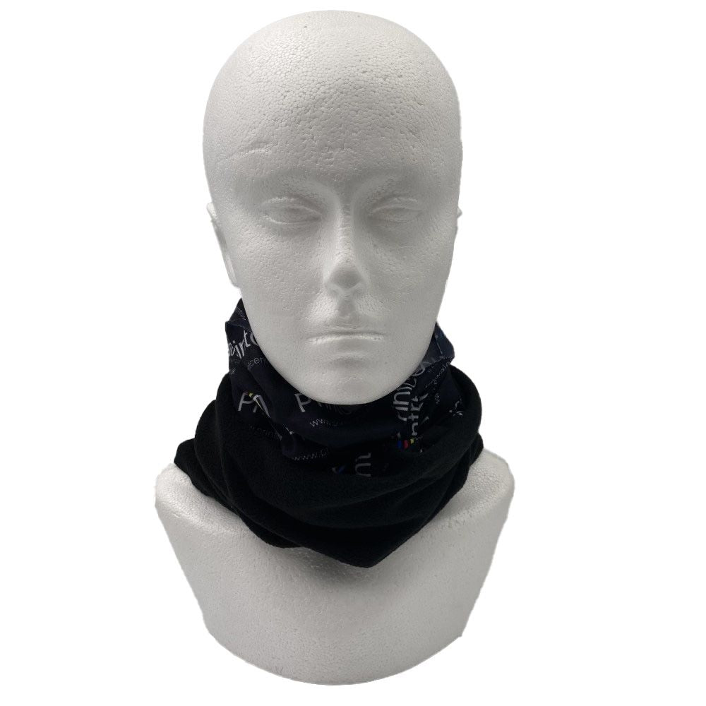 Branded Full Colour Band-It with Black Fleece