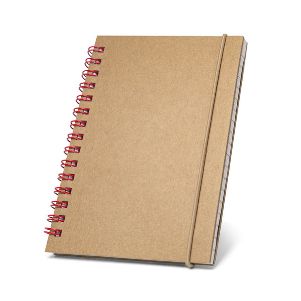 MARLOWE. Spiral pocket notebook with recycled paper