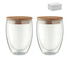 Set of 2 glasses 350 ml in box