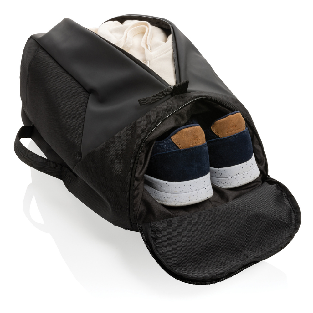 Branded Swiss Peak AWARE™ RPET 15.6 inch work/gym backpack