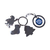 Branded Christmas Charm Keyring with Outer Ring (UK Stock)