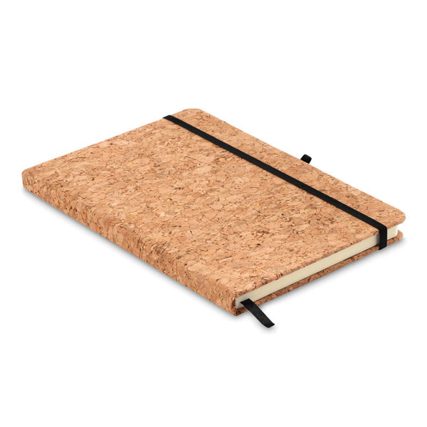 Branded A5 cork notebook 96 lined